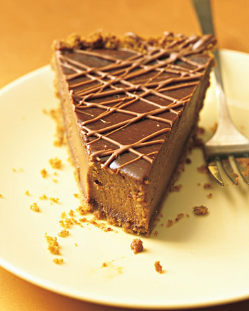 Chocolate Topped Pumpkin Pie